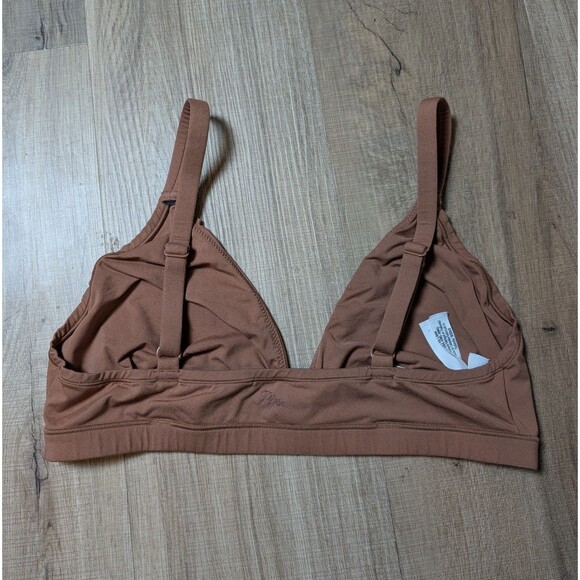 Pink Victoria's Secret Size XL Bralette Set Of 2 Bras Triangle Stretch Cute - Picture 7 of 11